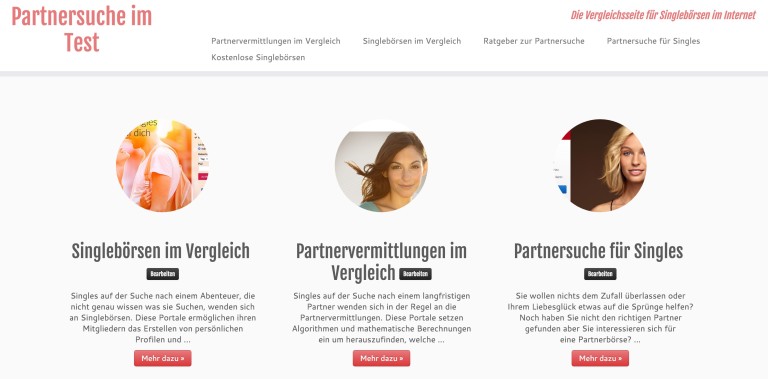 Partnersuche webseiten